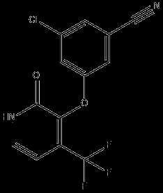 Cas No. 1155846-86-8, Benzonitrile, 3-chloro-5-[[1,2-dihydro-2-oxo-4-(trifluoromethyl)-3-pyridinyl]oxy]-