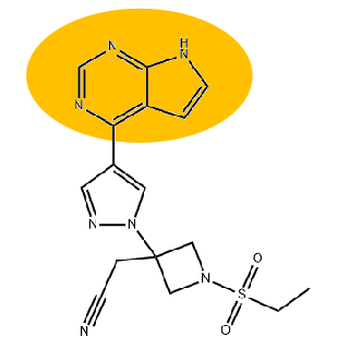Baricitinib structure