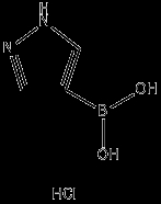 CAS No. 1256346-38-9, 1H-Pyrazole-4-boronic acid, HCl