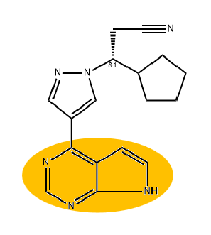 Ruxolitinib structure