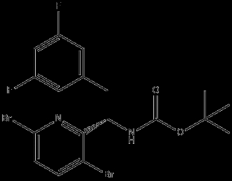 Cas No. 1620056-47-4, Carbamic acid, N-[(1S)-1-(3,6-dibromo-2-pyridinyl)-2-(3,5-difluorophenyl)ethyl]-, 1,1-dimethylethyl ester