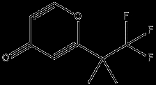 Cas No. 1357476-64-2, 2-(1,1,1-TRIFLUORO-2-METHYL-2-PROPANYL)-4H-PYRAN-4-ONE