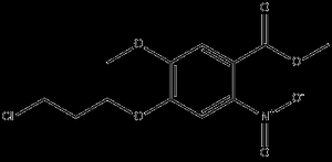 Cas No. 214470-57-2, Methyl 4-(3-chloropropoxy)-5-Methoxy-2-nitrobenzoate