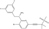 CAS No. 2375019-85-3, 2-Pyridinemethanamine, 3-bromo-α-[(3,5-difluorophenyl)methyl]-6-[3-methyl-3-(methylsulfonyl)-1-butyn-1-yl]-, (αS)-