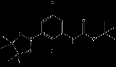 Cas No. 1269440-69-8, tert-butyl 5-chloro-2-fluoro-3-(4,4,5,5-tetramethyl-1,3,2-dioxaborolan-2-yl)phenylcarbamate