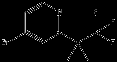 Cas No. 1357476-67-5, 4-Bromo-(2-(1,1,1-trifluoro-2-methylpropan-2-yl)pyridine-