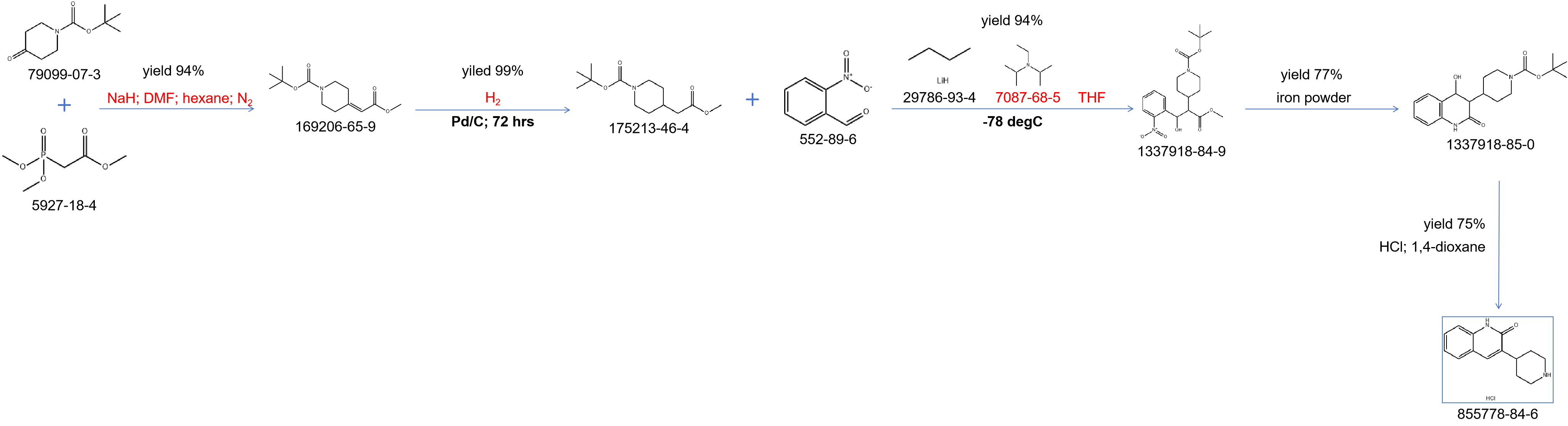 synthesis of Zavegepant intermediate cas no 855778-84-6
