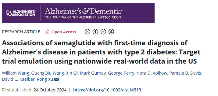 Semaglutide ability to protect against AD