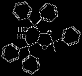 CAS No. 109306-21-0, [(4R,5R)-5-[hydroxy(diphenyl)methyl]-2-methyl-2-phenyl-1,3-dioxolan-4-yl]-diphenylmethanol