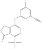 CAS No. 1672665-55-2, Benzonitrile, 3-[[2,3-dihydro-7-(methylsulfonyl)-1-oxo-1H-inden-4-yl]oxy]-5-fluoro-