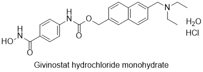 Givinostat hydrochloride monohydrate