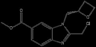 CAS No.2230200-76-5, Methyl (S)-2-(Chloromethyl)-1-(2-oxetanylmethyl)-1H-benzo[d]imidazole-6-carboxylate