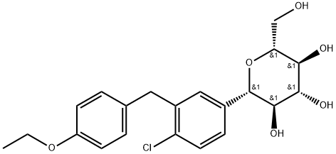 Structure of Dapagliflozin, CAS No. 461432-26-8